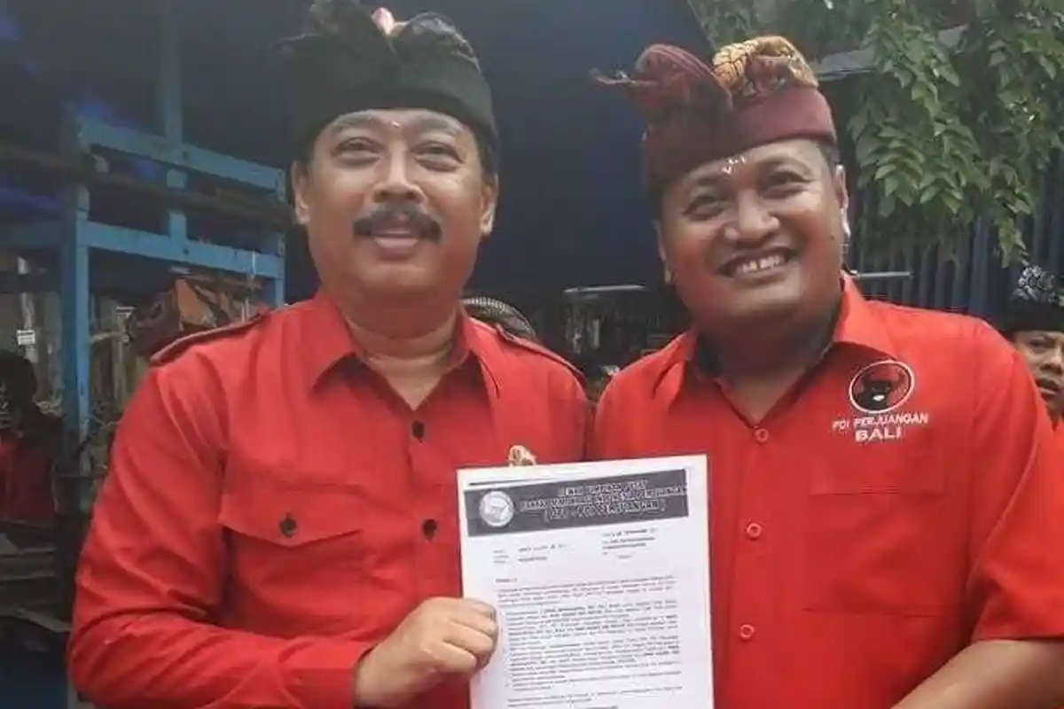 SAH! Agus Mahayastra dan Agung Mayun Kantongi Rekomendasi DPP PDIP Maju Pilkada Gianyar