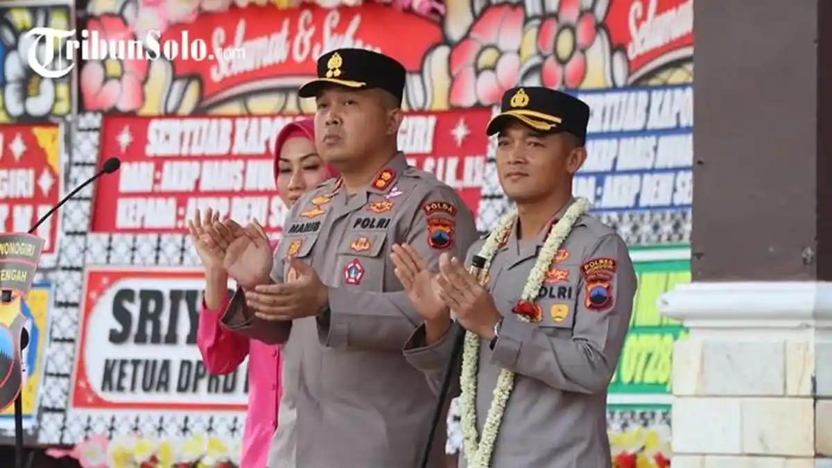 Belum Genap 3 Bulan Menjabat, Kapolres Wonogiri Berganti, AKBP Haris Digantikan AKBP Deni Septiawan