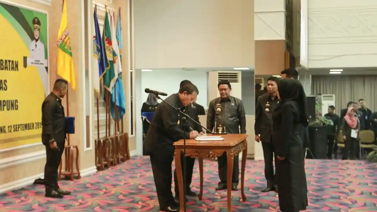 BERITA FOTO - Arinal Mutasi 587 Pejabat Eselon Pemprov Lampung