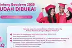 Pendaftaran Beasiswa Glow and Lovely 2025 Terbuka untuk Pelajar dan Mahasiswa, Ini Syaratnya