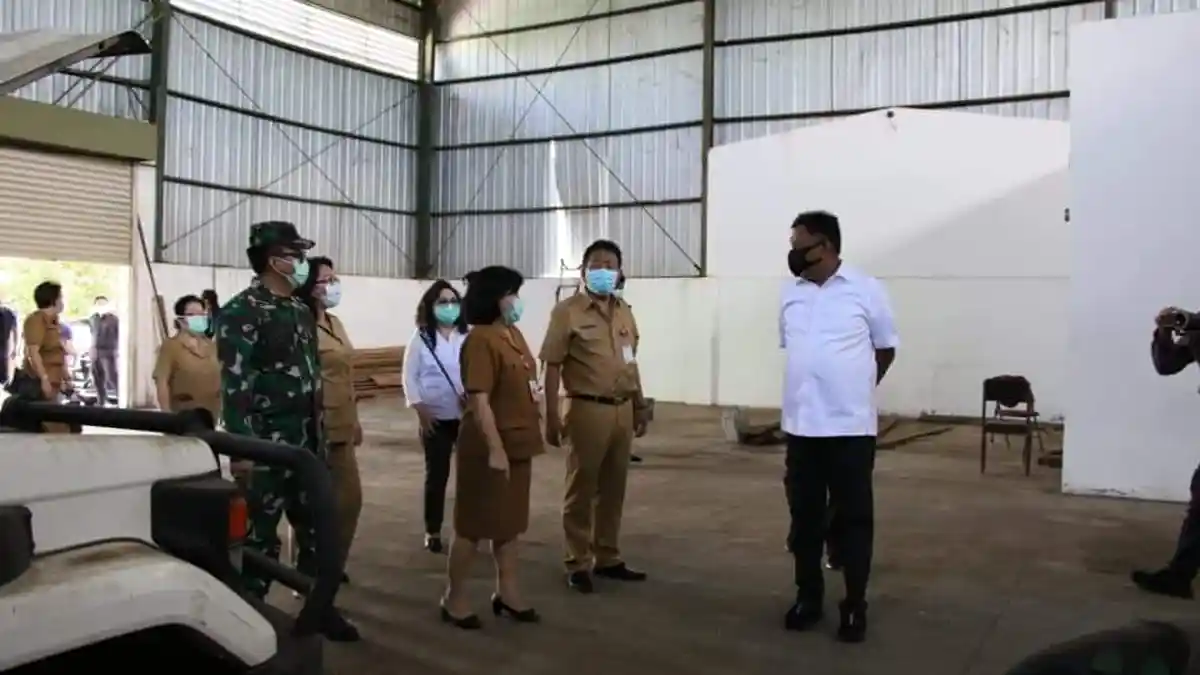 Gubernur Olly Tinjau Rumah Singgah ODP,  Berharap Covid-19 Berakhir Fasilitas Tak Digunakan