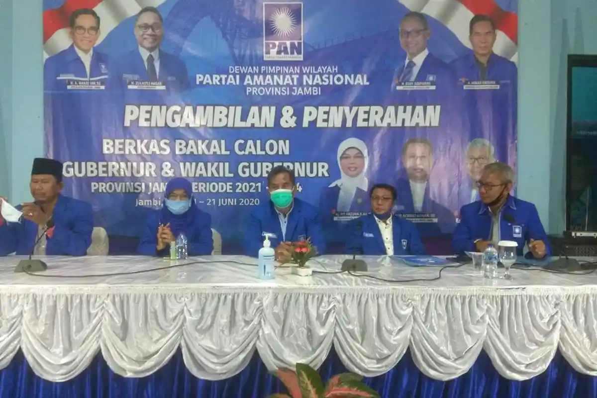 DPW PAN Jambi Terapkan Aturan Ketat Saat Pengembalian Formulir, Tamu Dibatasi Hanya 10 Orang