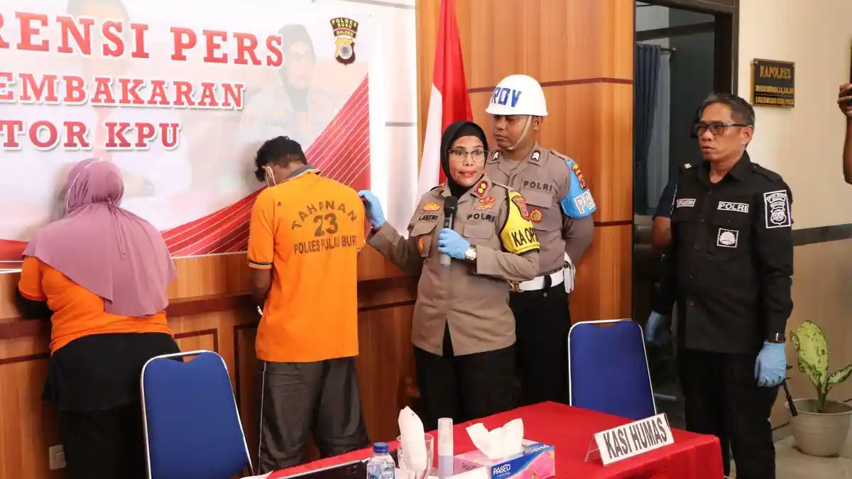 Siapa RH, Bendahara KPU Buru yang Jadi Dalang Pembakaran Kantor? Ini Motif dan Perannya