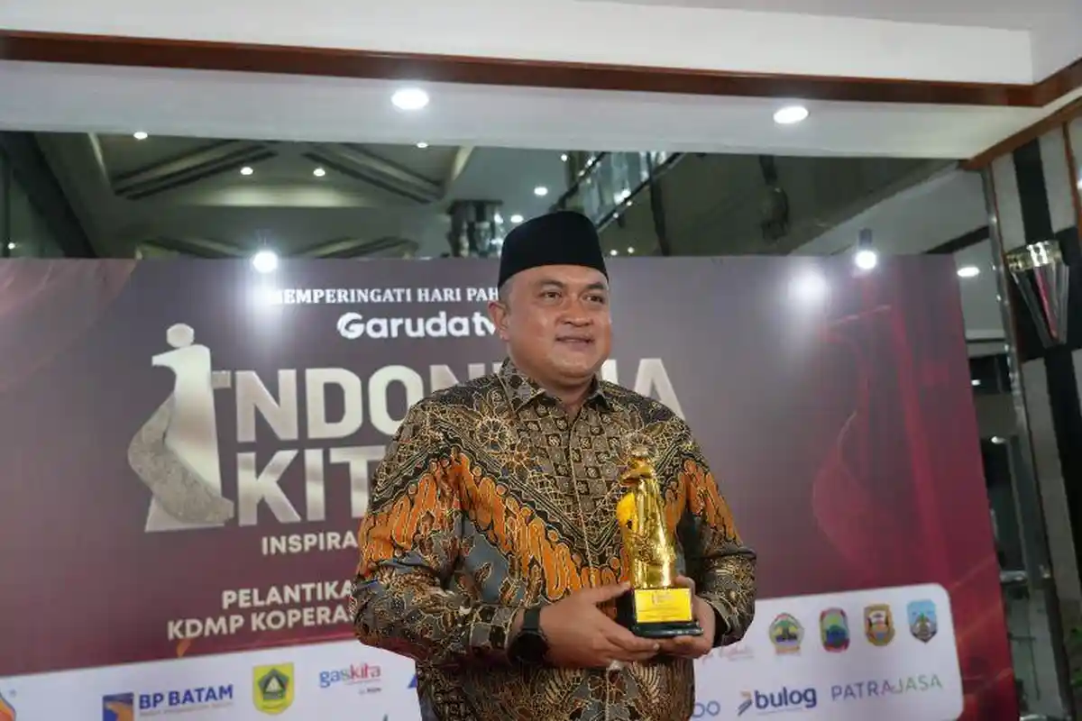 Bankeu Rp 1,5 Miliar per Desa Bikin Rudy Susmanto Raih Penghargaan Outstanding Regional Leader