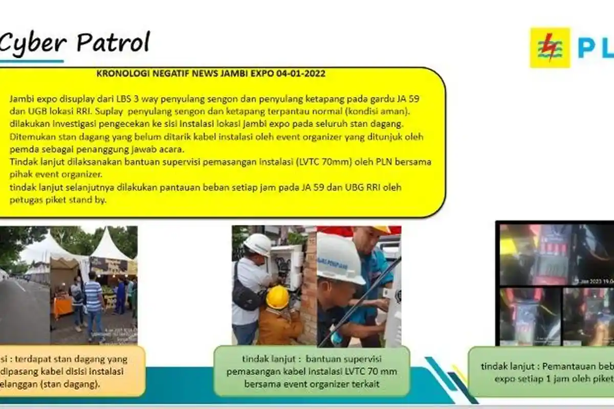 Dukung Jambi Mantap Expo 2023, PLN Suport Dua Penyulang Untuk Mensuplai Listrik