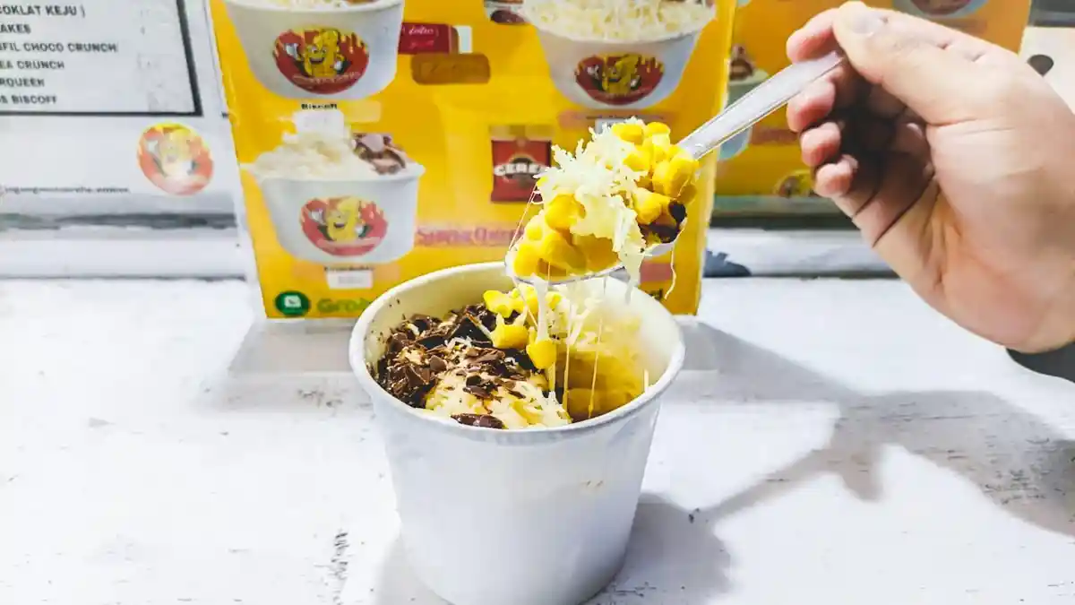 MozzaCorn Sajikan Jasuke Mozzarella Beraneka Topping, Recommended Tuk Berbuka Puasa