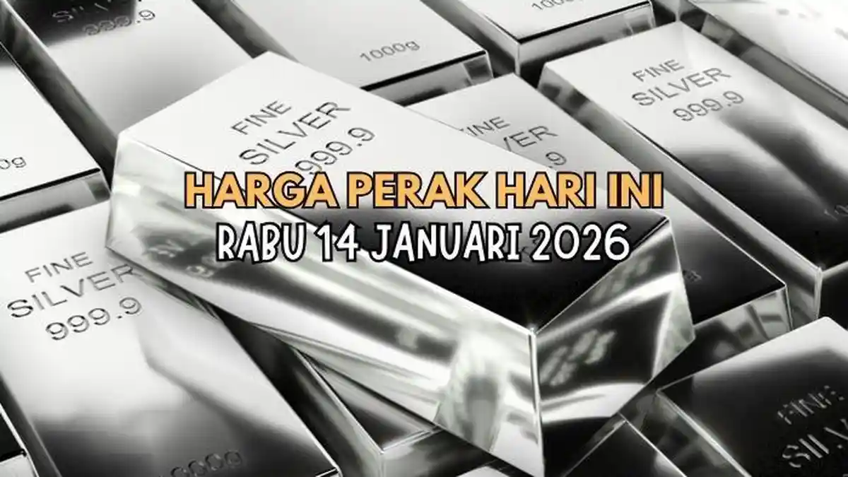 Harga Perak Rabu 14 Januari 2026, Tembus Rekor Tertinggi Sepanjang Masa, Dijual Segini per Ons