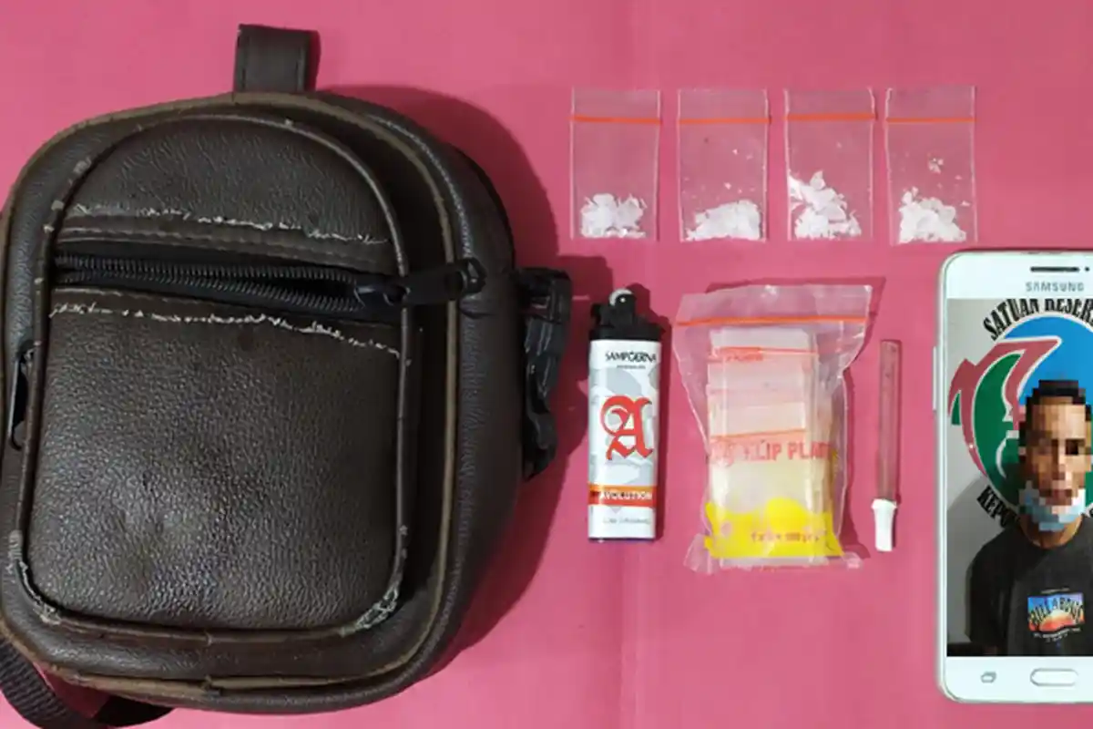 Baru Setahun Bebas, HP Kembali Edarkan Narkoba, Residivis Ini Dibekuk Polres Sintang