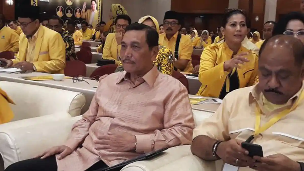WAH! Menko Kemaritiman Luhut Pandjaitan Minta Kader Golkar kalau Bicara harus Pakai Data