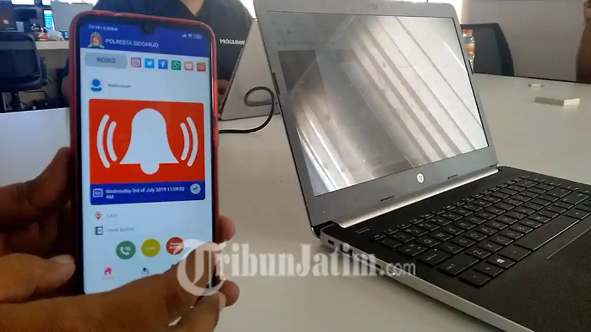 Canggihnya Aplikasi Delta Siap, Polresta Sidoarjo Jelaskan Cara Kerjanya Hingga Polisi Datang