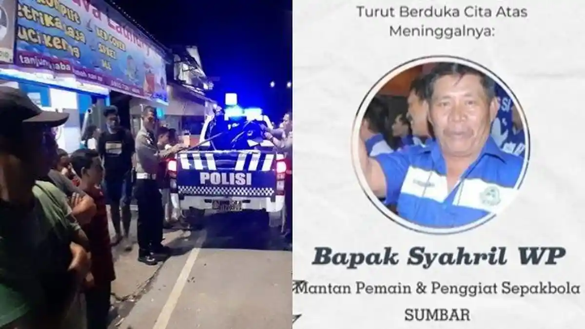 Kronologi Eks Pemain PSP Padang Syahril WP Tewas Terlindas Truk