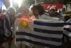 Inggris vs Uruguay di Fan Fest Piala Dunia 2014