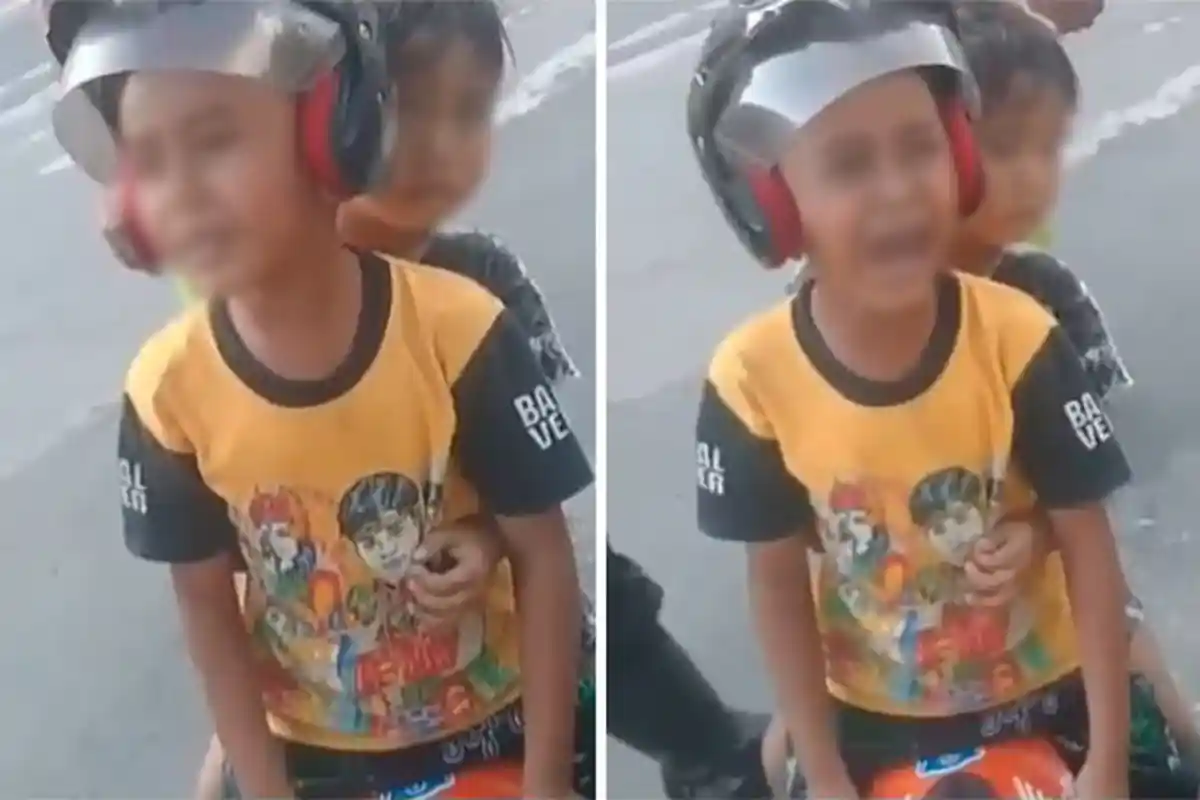 Ditilang Polisi Karena Berkendara di Jalan Raya, Bocah TK: Aku ndak Punya Uang
