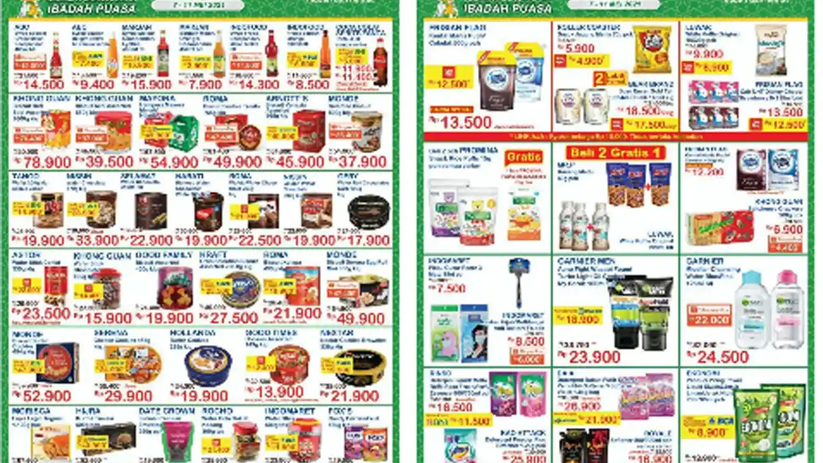 KATALOG PROMO JSM INDOMARET 7 - 11 Mei 2021, Hanya 5 Hari Diskon Beras hingga Biskuit Murah Banget