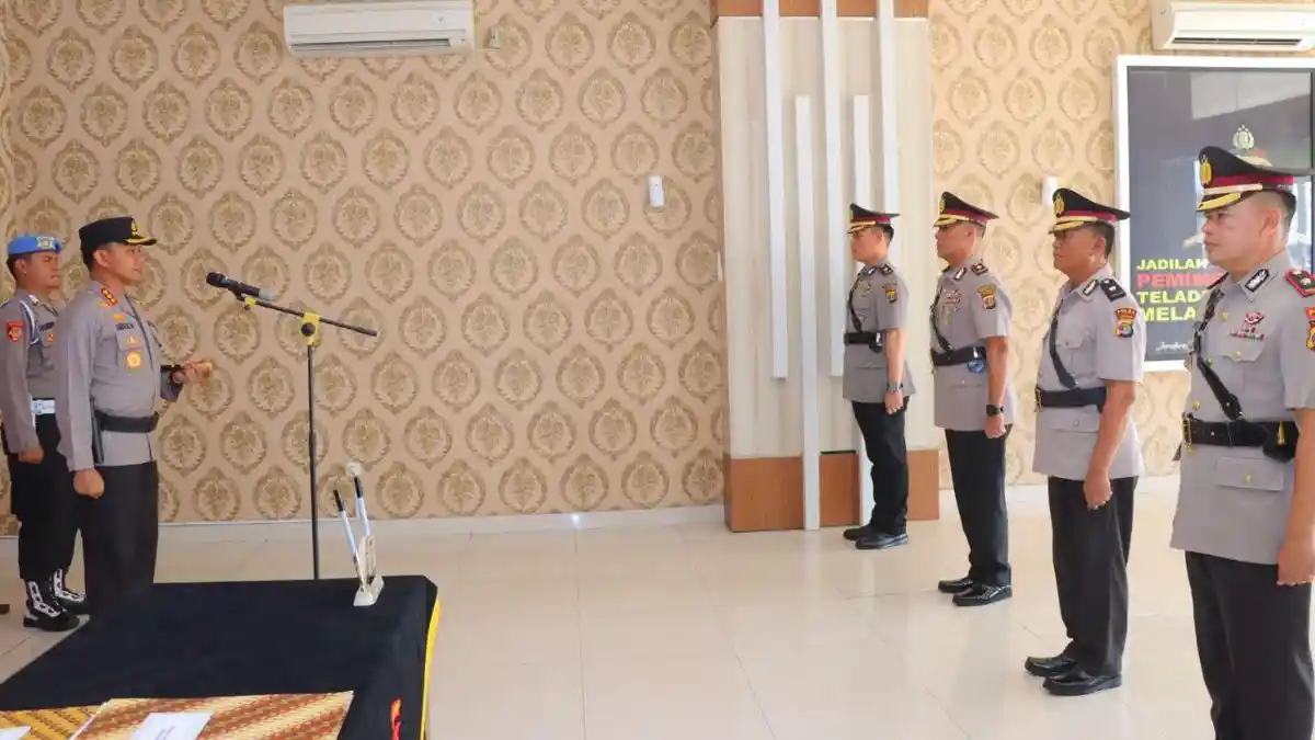 2 Mantan Wakasat Lantas Polresta Bandar Lampung Diangkat Jadi Kasat Lantas dan Kapolsek