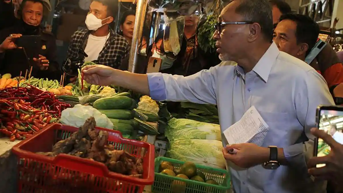 Menteri Perdagangan Zulkifli Hasan Nilai Naiknya Harga Bahan Pokok Bukan Ulah Mafia