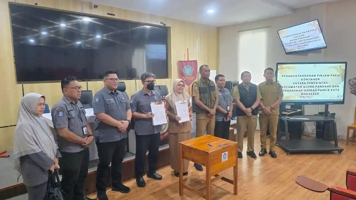 Kontainer Makassar Recover di Losari Jadi Kantor Operasional PD Parkir