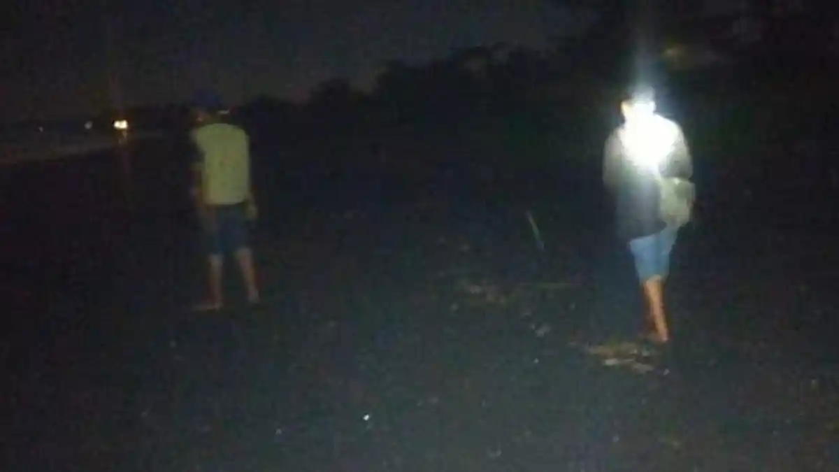 Musim Penyu Bertelur, Satpolairud Polres Gianyar Patroli Pesisir Pantai