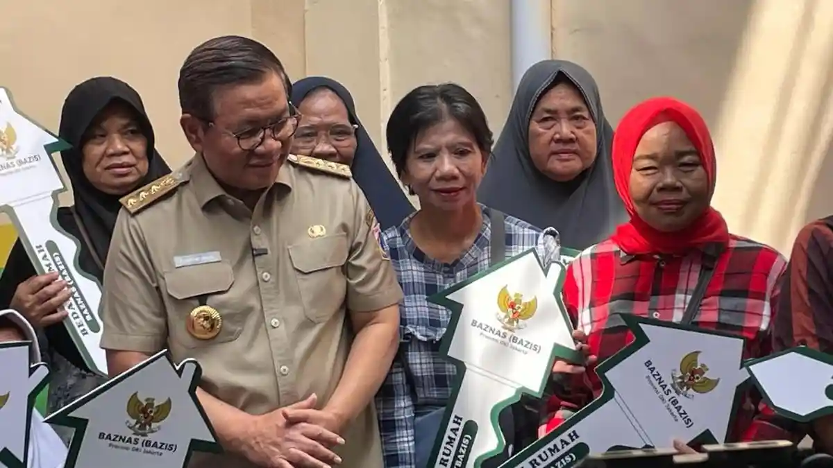 Pramono Resmikan Program Bedah Rumah Baznas, Target 633 Hunian Diperbaiki Tahun 2026