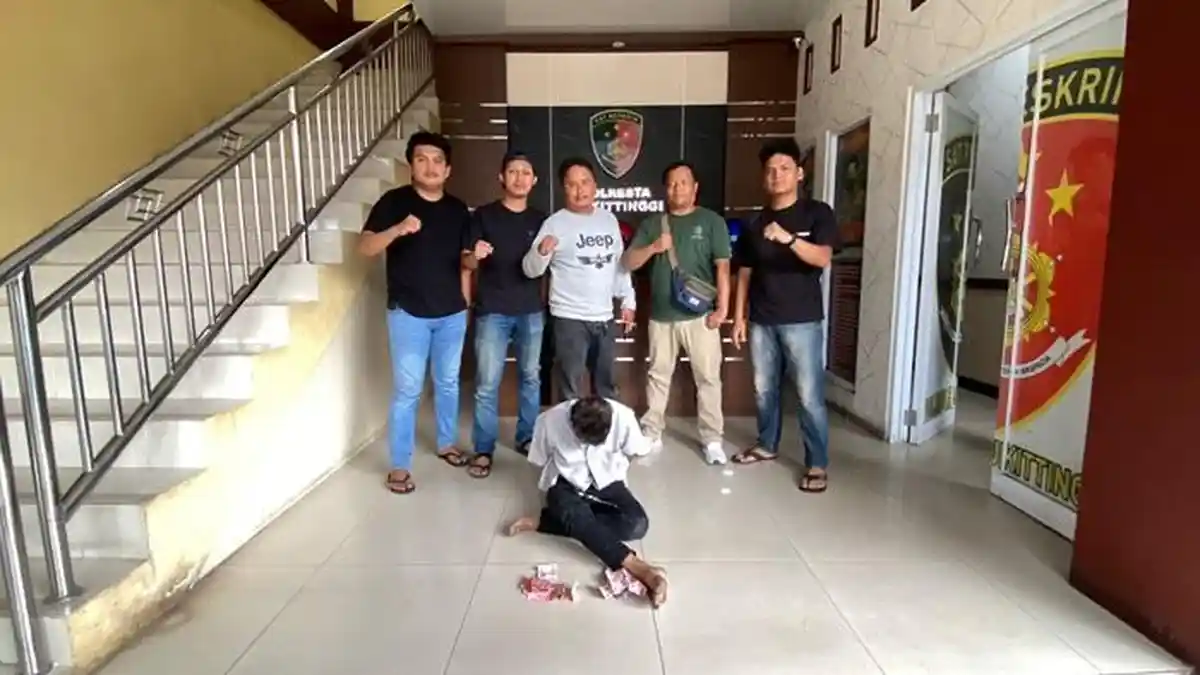 BREAKING NEWS: Perampok Bersenjata Api di Pasar Aur Kuning Bukittinggi Diringkus Polisi