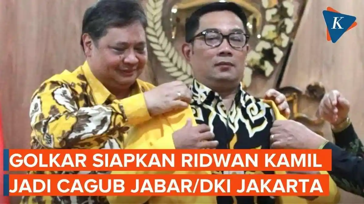 Cagub Jakarta atau Jabar? Ridwan Kamil Belum Pilih, Golkar Tunggu Keputusan RK 'Diberi Surat Tugas'