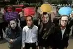 Demo HMI Desak Jokowi Copot Menteri BUMN dan ESDM