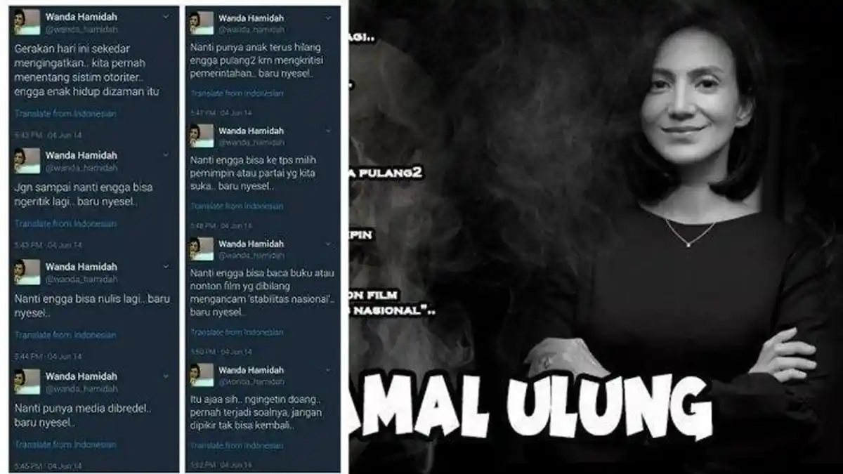 Trending Twitter #WandaHamidahPeramalUlung, Cuitan 'Nanti punya anak terus hilang' Populer