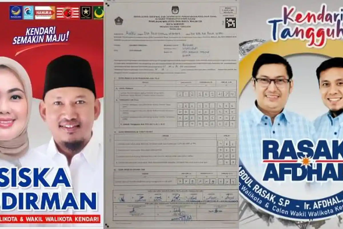 Real Count KPU di Wundudopi Kendari 100 Persen, Siska-Sudirman Unggul 51 Suara Dari Rasak-Afdhal