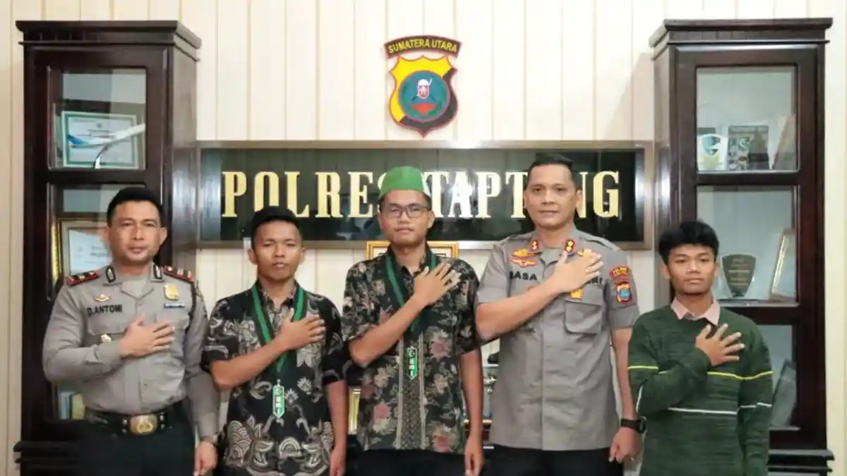 Sambut Pemilu, HMI Dukung Situasi Kondusif saat Audiensi dengan Kapolres Tapteng