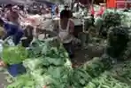 Pedagang Sayur Segar Pasar Jembatan Lima Tambora
