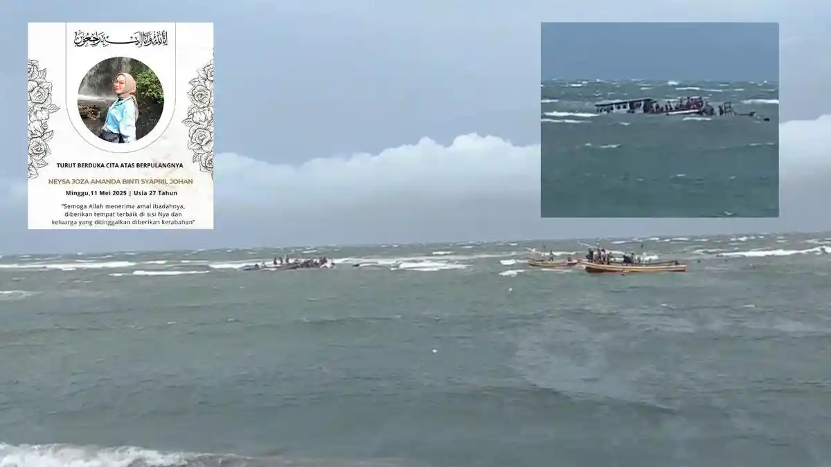 Kronologi dan Jumlah Korban Kapal Wisata Pulau Tikus Bengkulu Tenggelam Dihantam Angin Kencang