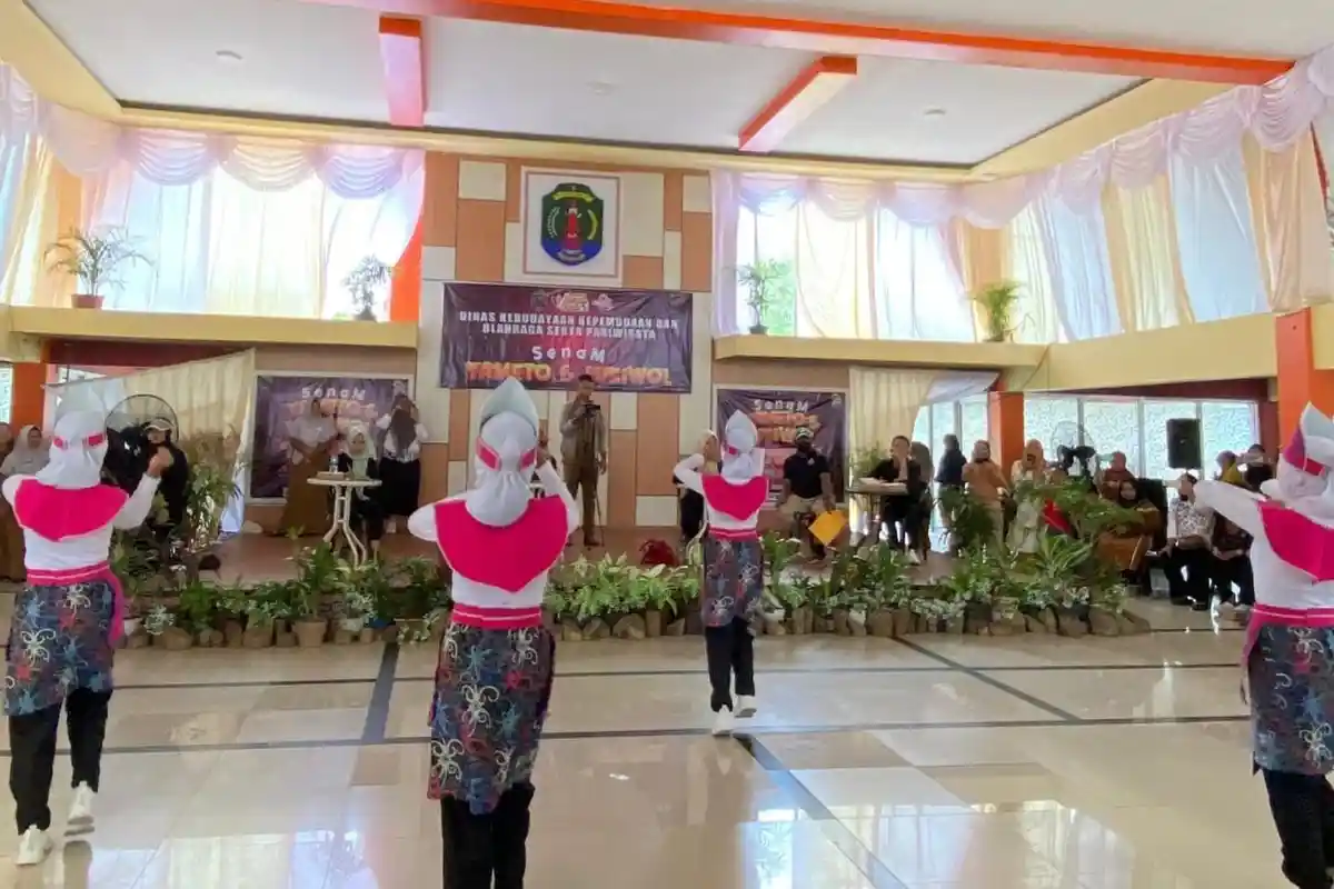 HUT ke-25 Nunukan, Puluhan Regu Ikut Lomba Senam Yameto dan Lukiwol di Paras Perbatasan