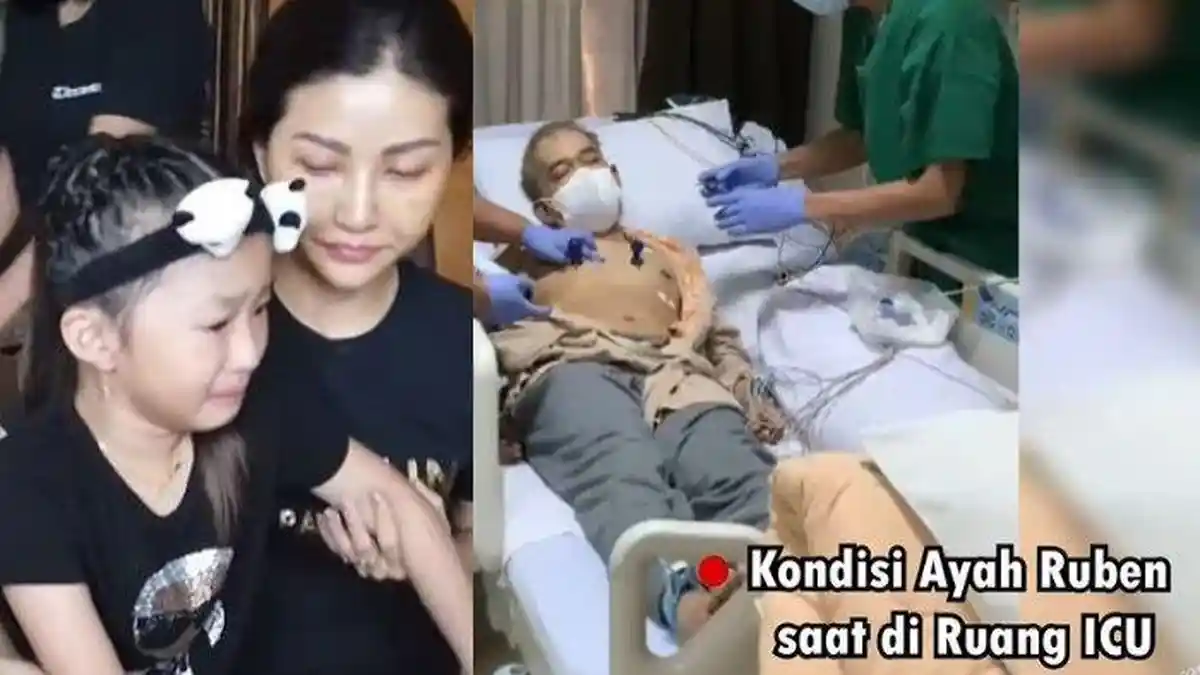 Rindu Bertemu Ruben Onsu, Thalia Nangis Dapati Ayahnya Terbaring di RS