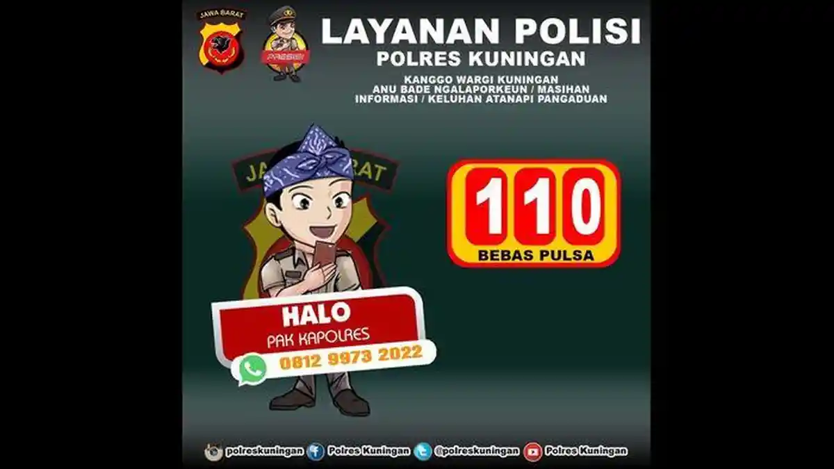 Polres Kuningan Respon Cepat Pengaduan Masyarakat Lewat WA, Catat Nih Nomornya!