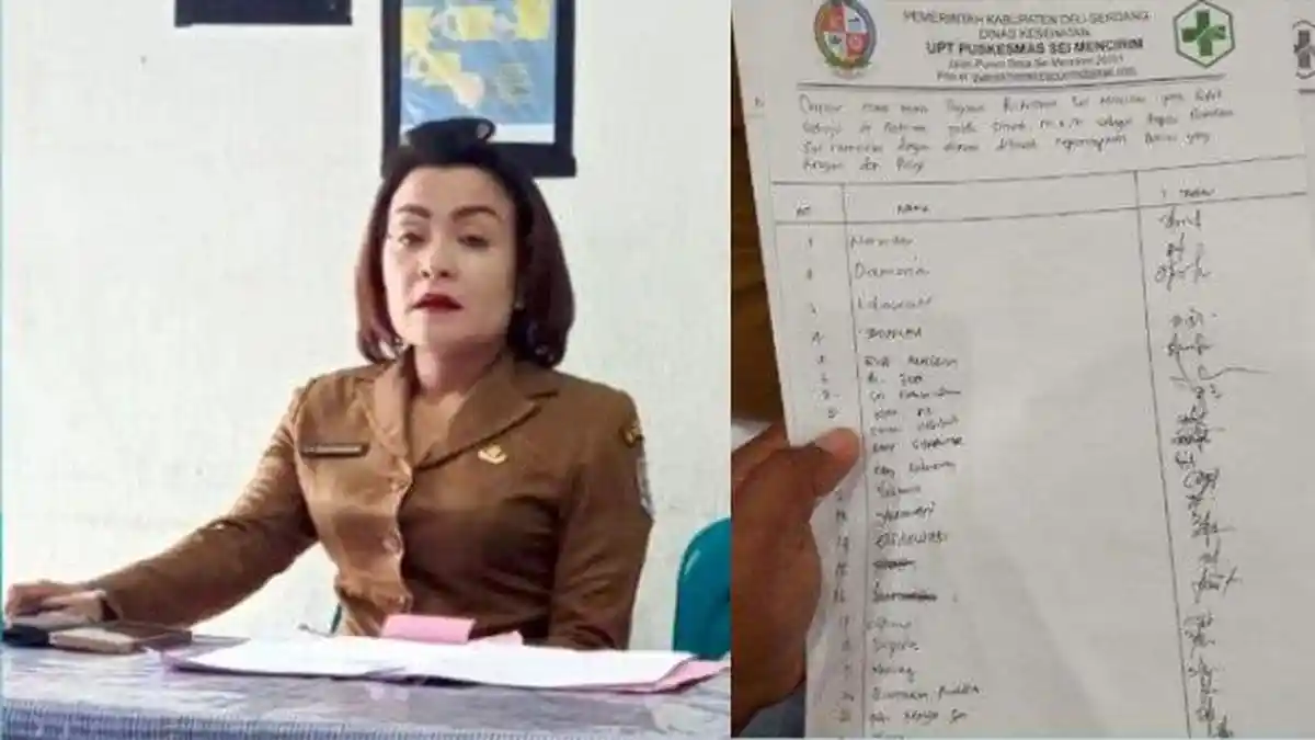 PUNGLI ANGGOTANYA, Kepala Puskesmas Sei Mencirim dr Andriana Sinurat Akan Disanksi Disiplin Berat