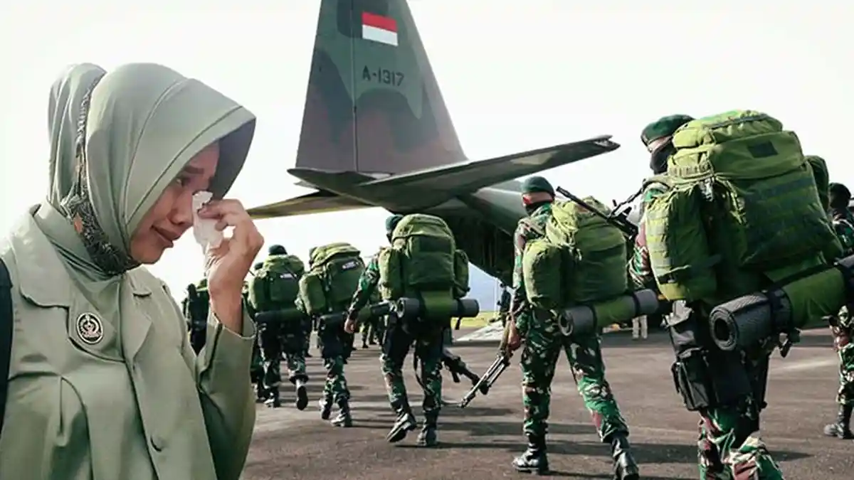 Suami Ditugaskan Ke Papua, Istri Prajurit TNI : Saya Rela Demi Bangsa dan Negara