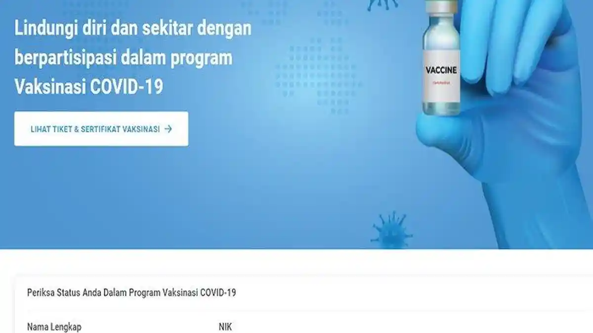 CARA Cek Sertifikat Vaksin Covid-19 Tanpa SMS, Cukup dengan Lakukan Langkah Mudah Seperti Berikut