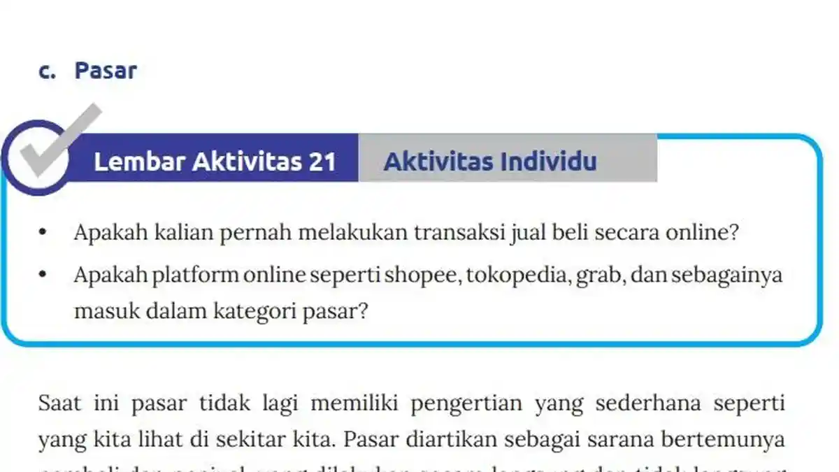 Jawaban Soal IPS Kelas 7 Semester 2 Halaman 178 Kurikulum Merdeka, Lembar Aktivitas 21
