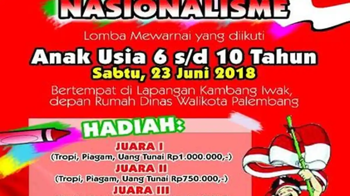 Berbagai Lomba Semarakkan Bulan Bung Karno di Palembang