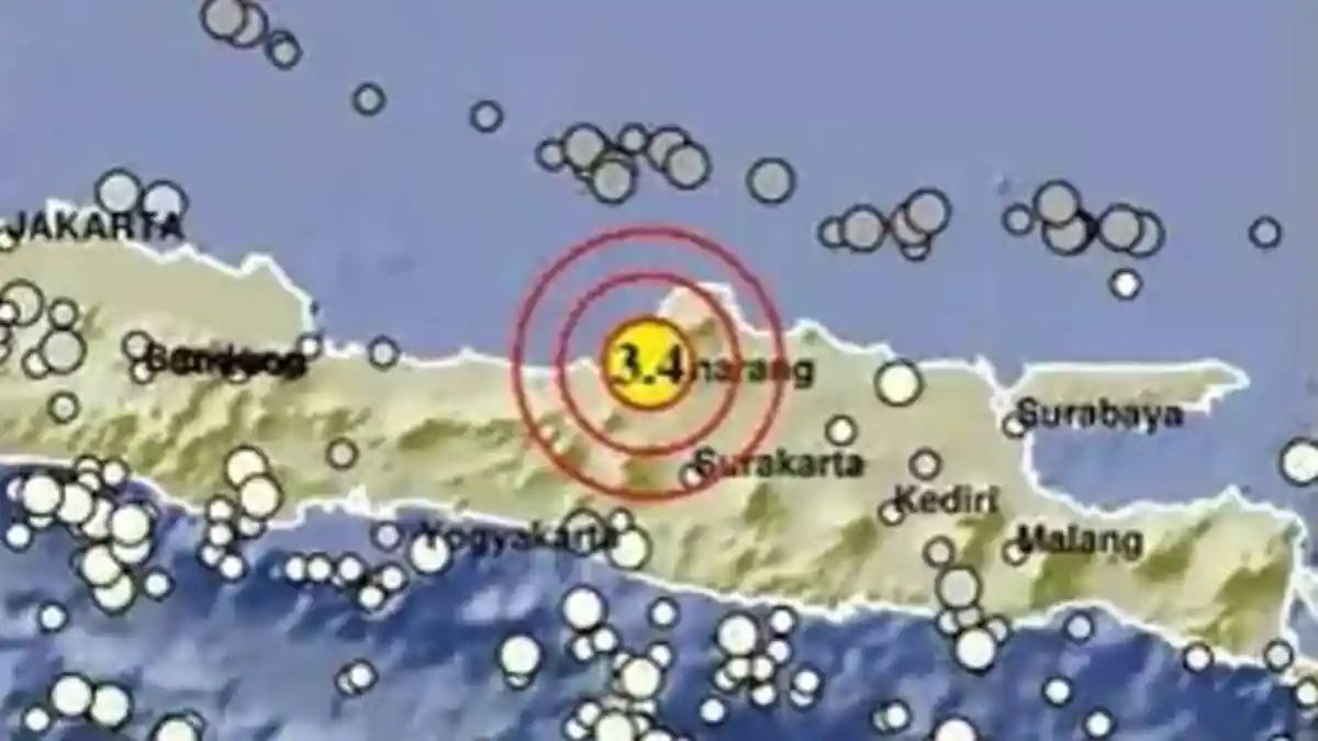 Gempa Hari Ini Guncang Jateng Selasa 24 Oktober 2023, Info BMKG Magnitudonya
