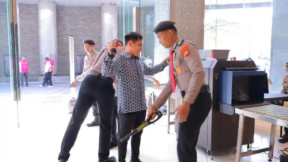 Polda Lampung Terjunkan 113 Personel Amankan Pengundian Nomor Urut Cagub