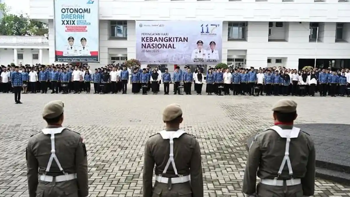 Pemprov Sumut Gelar Upacara Harkitnas ke-117,  Pj Sekda Sumut Bacakan Pidato Menteri Komdigi