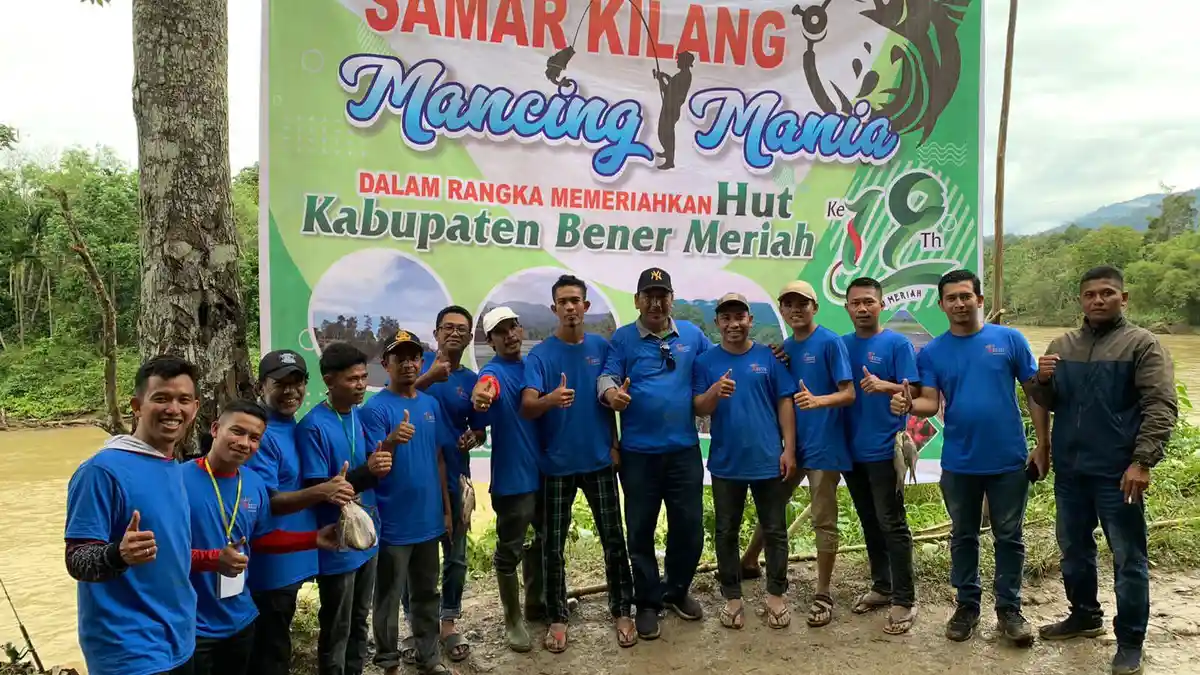 173 Pemancing Adu Ketangkasan di Sungai Samar Kilang Bener Meriah