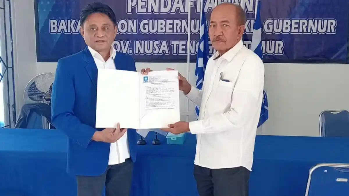 Dapat Rekomendasi DPP PAN Maju Bacabup Ende, Stefanus Tani Temu Dapat Lima Tugas