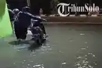 Banjir Bikin Malam Minggu Kelabu, Jalan Raya Solo-Jogja Sempat Tergenang, Ketinggian Air Capai 30 Cm
