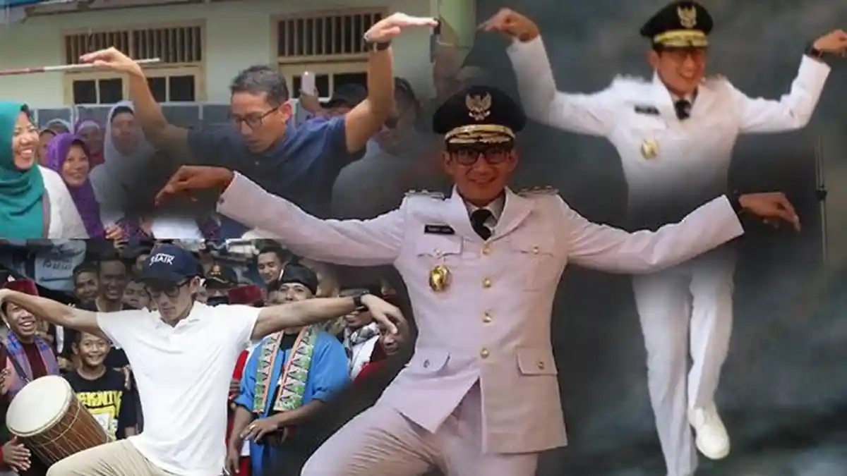 Pose Burung Bangau Sandiaga Uno Mendadak Heboh, 4 Meme Kocak Ini pun Bikin Ngakak!