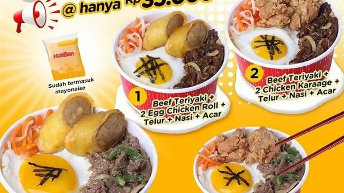 Promo Restoran Hari Ini : Ada Diskon di HokBen dan KFC