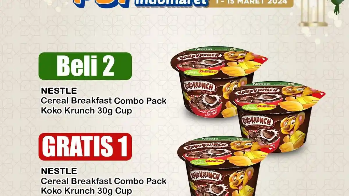 Promo Indomaret 11-13 Maret Pesta Munggahan Sardines Murah, Sambut Ramadan:Syrup, Biskuit