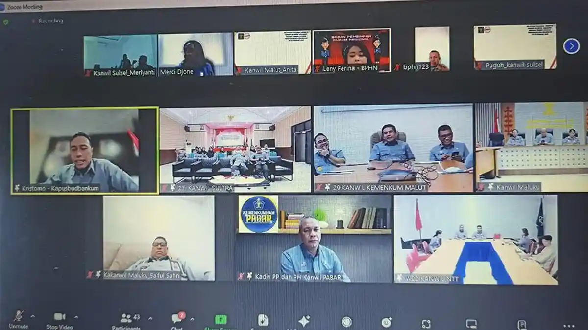 Posbankum Segera Hadir di Desa, Kemenkum Pabar Ikut Rapat Persiapan