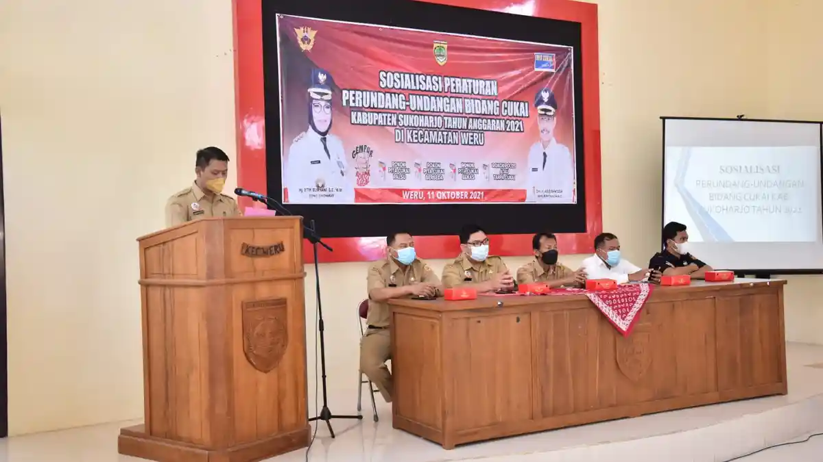 Pemkab Sukoharjo Gencarkan Sosialisasi Cukai di 12 Kecamatan